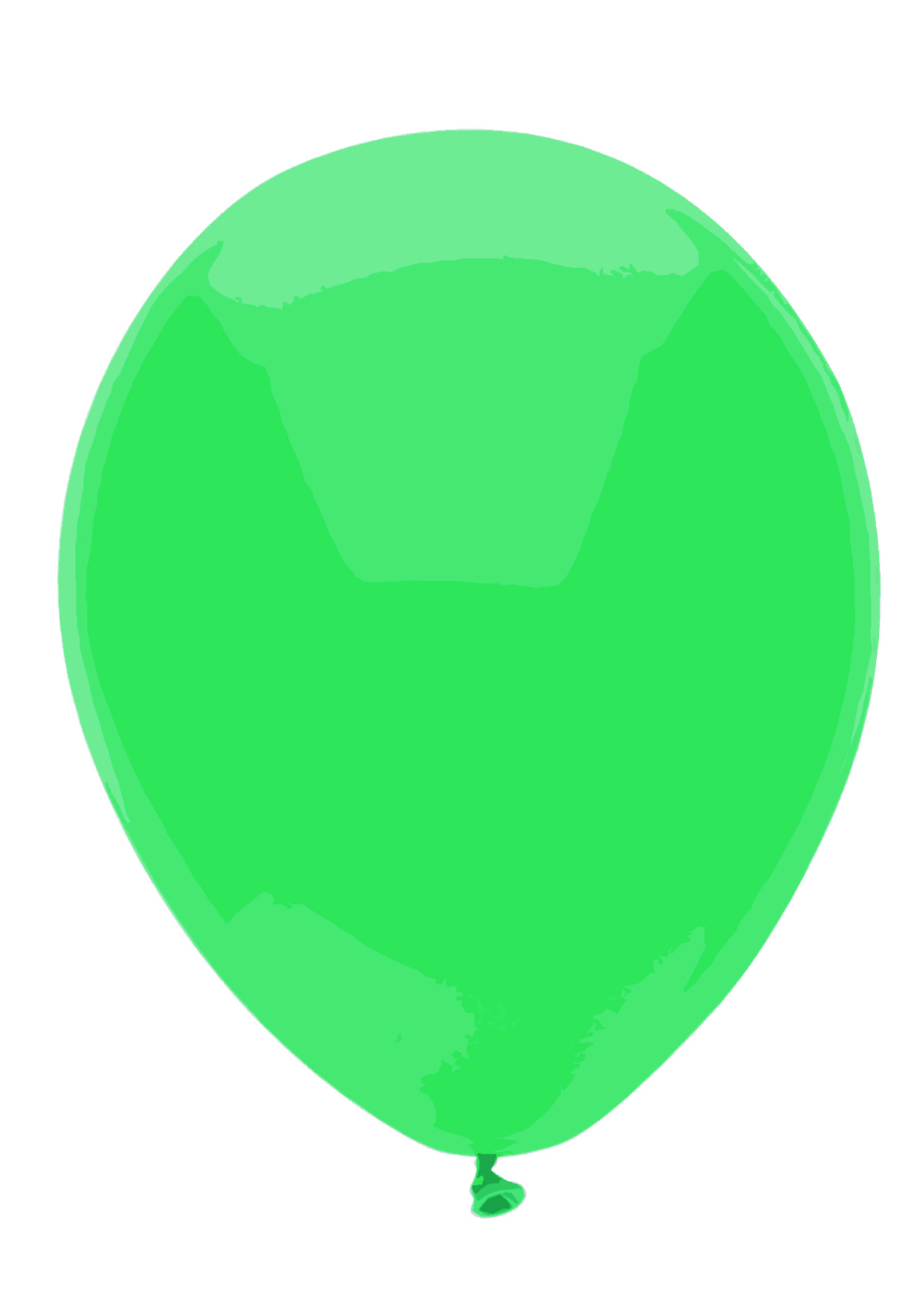 green balloon clip free photo