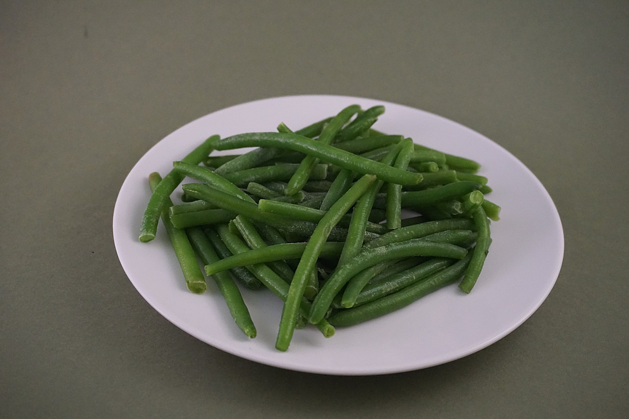 green beans vegetables vegetable garden free photo