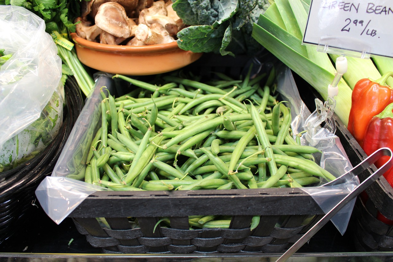 green beans grocery store farm store free photo