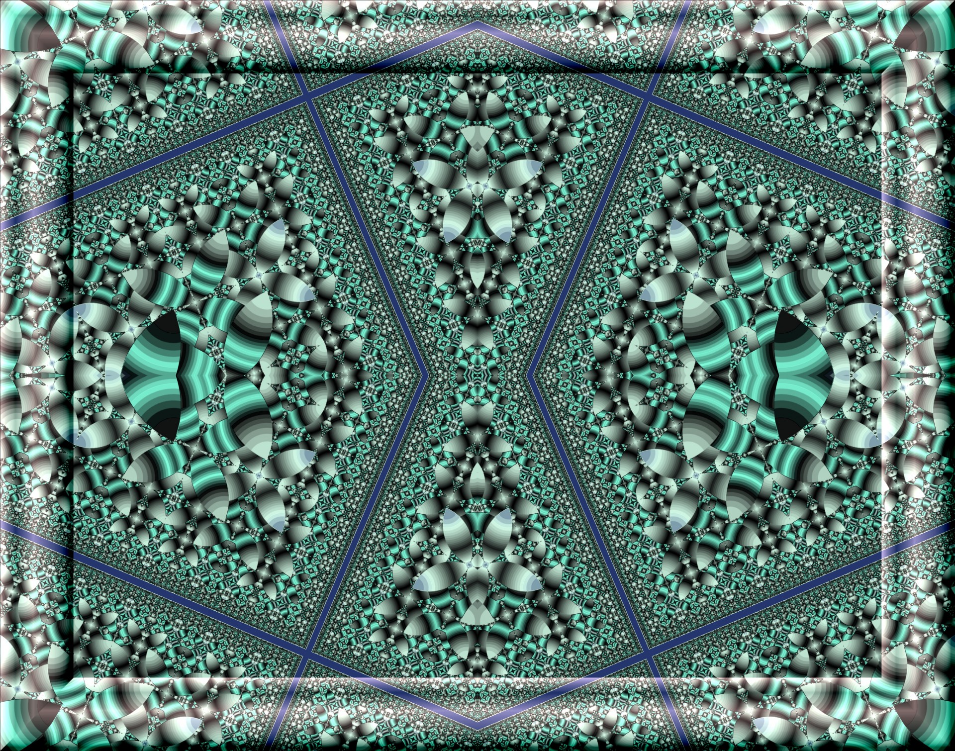 kaleidoscope kaleidoscopic green free photo