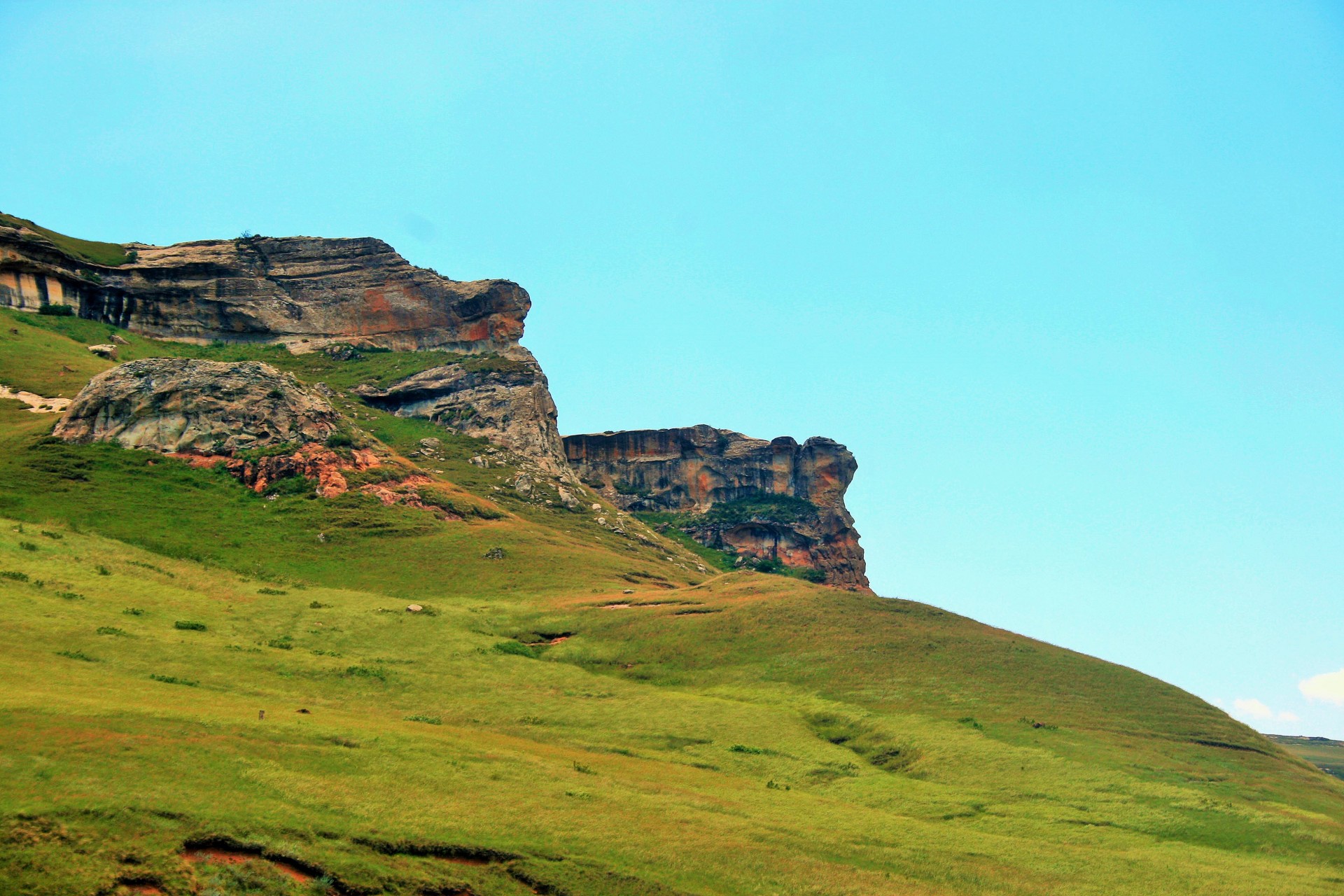 mountains drakensberg golden gate national park free photo