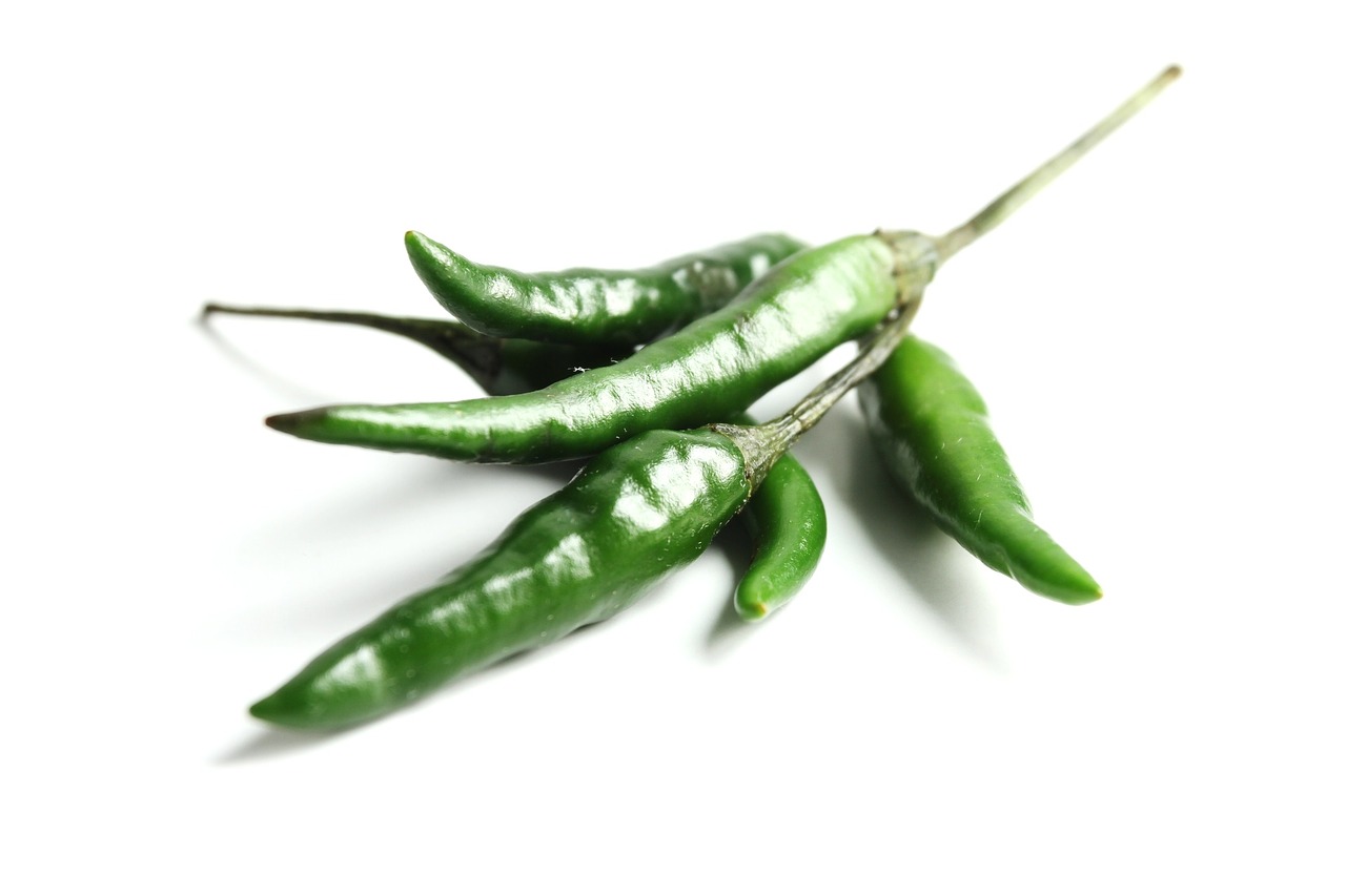 green chilli hot spicy free photo