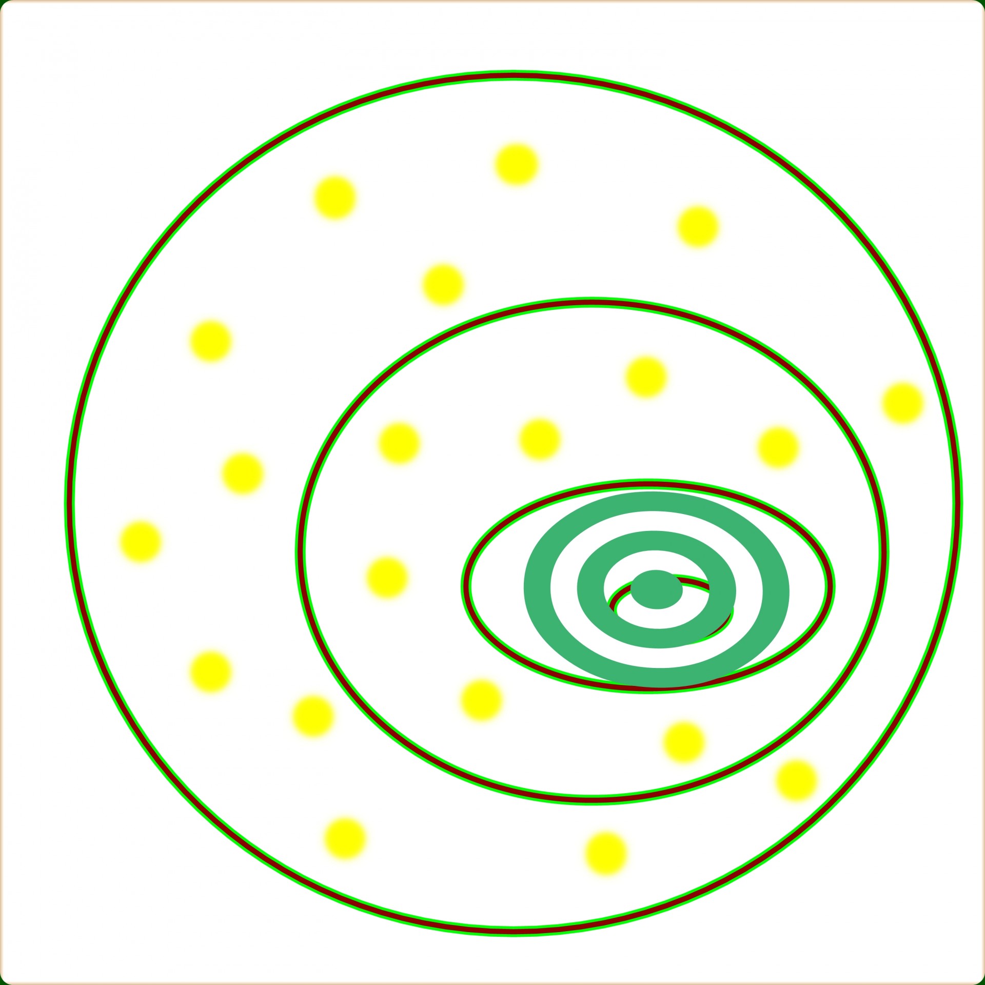 green circles drawing free photo