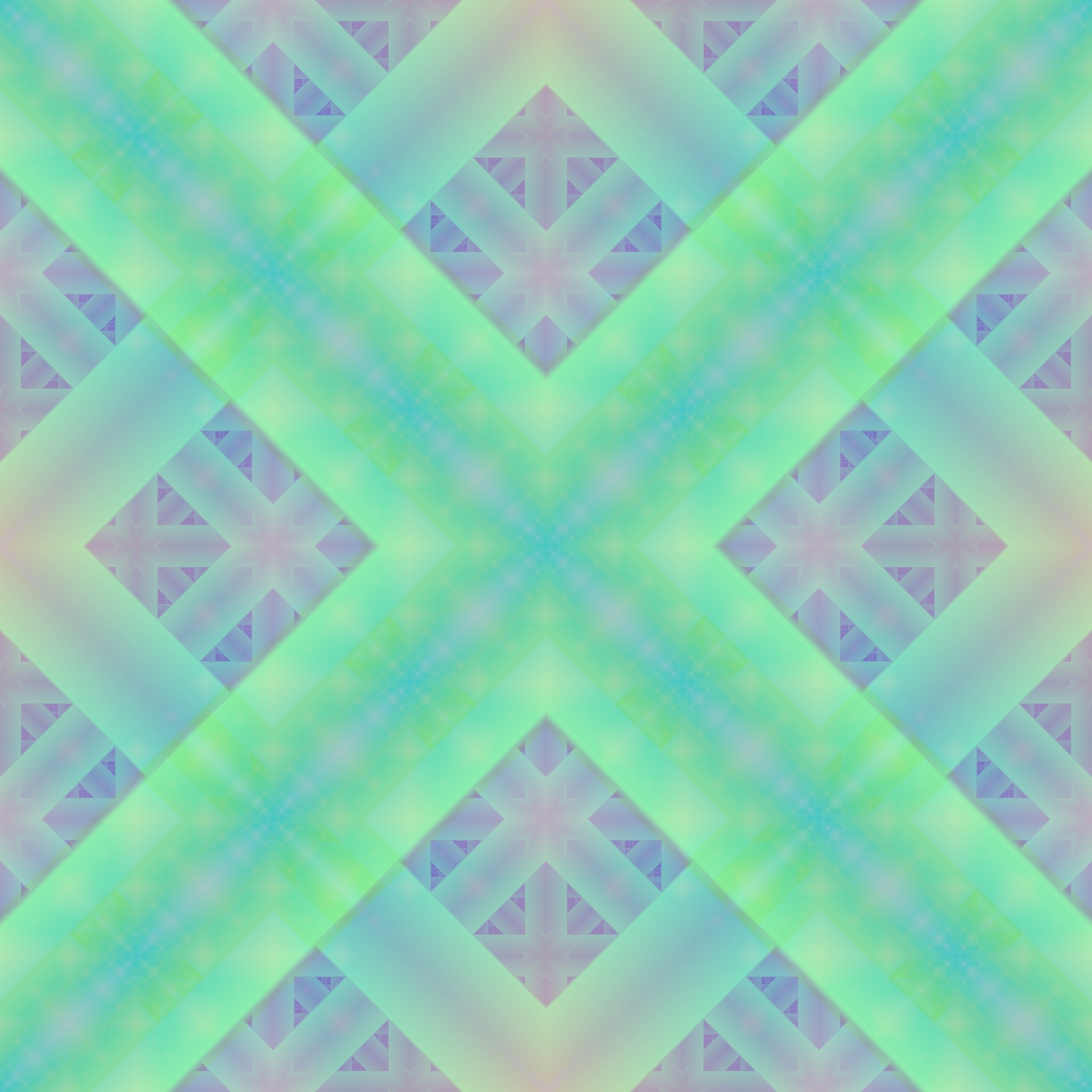 green cross fractal free photo