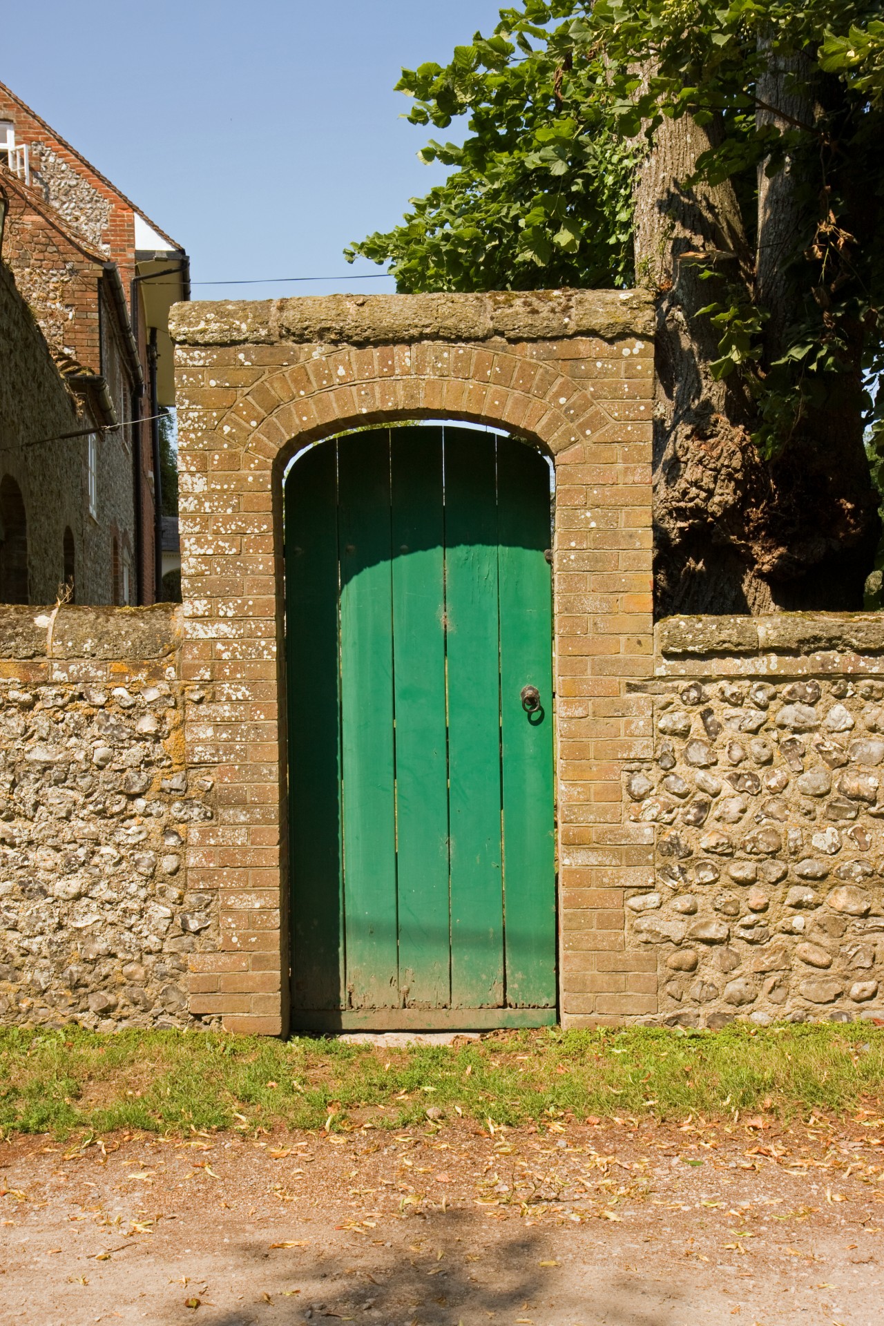 door green old free photo