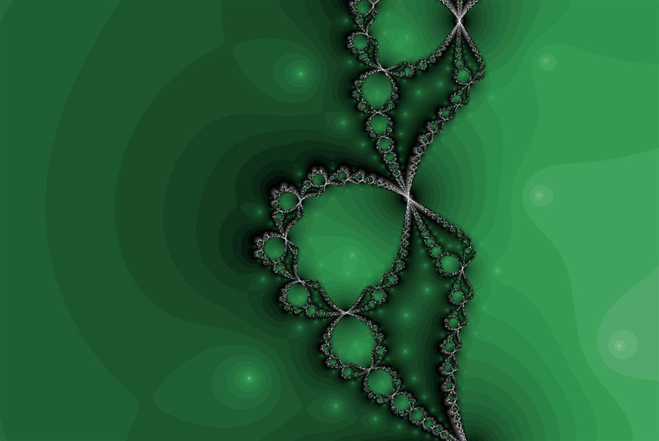 fractal green green fractal free photo