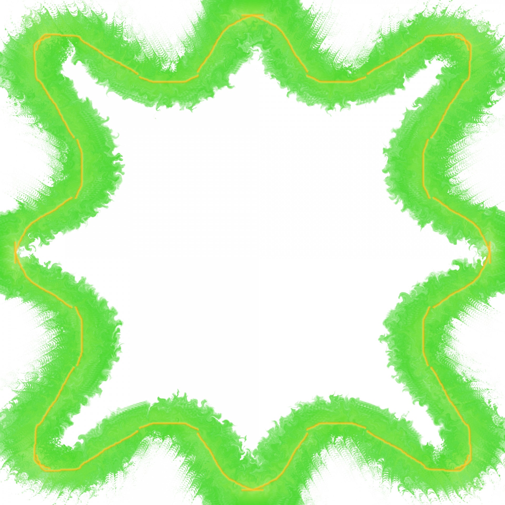 green fluffy symmetric free photo