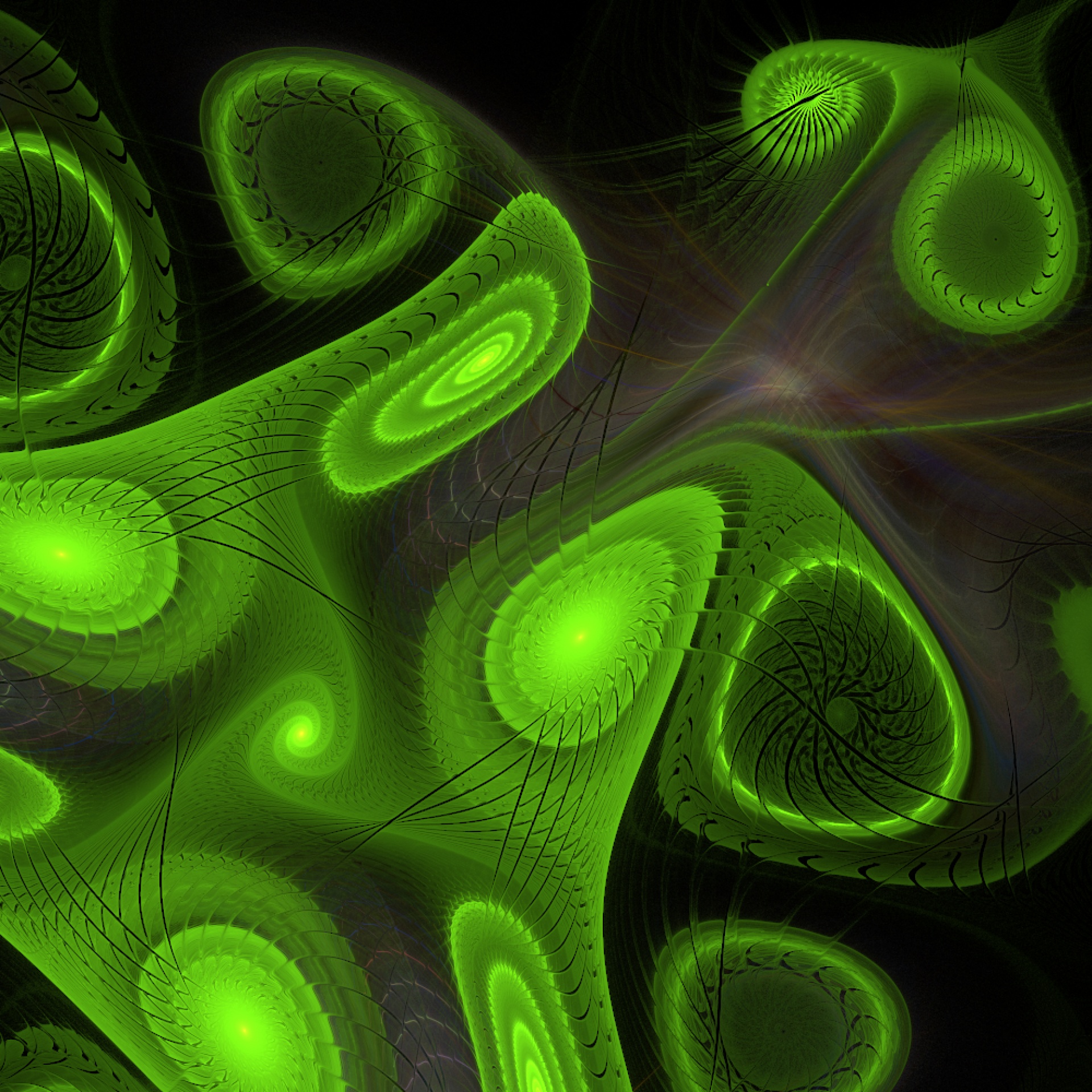 green gnarl abstract free photo