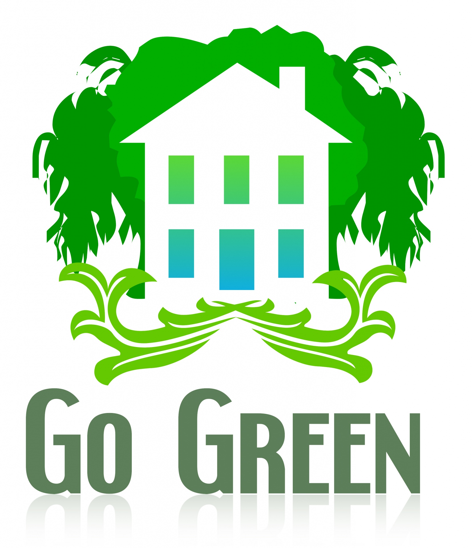 logo green house free photo