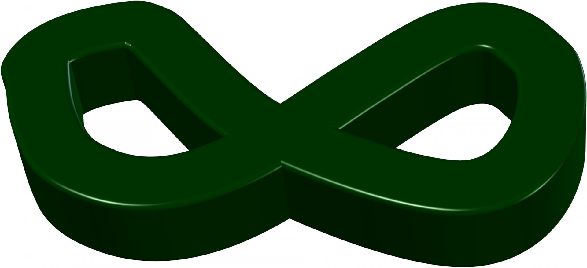 green infinity sign free photo
