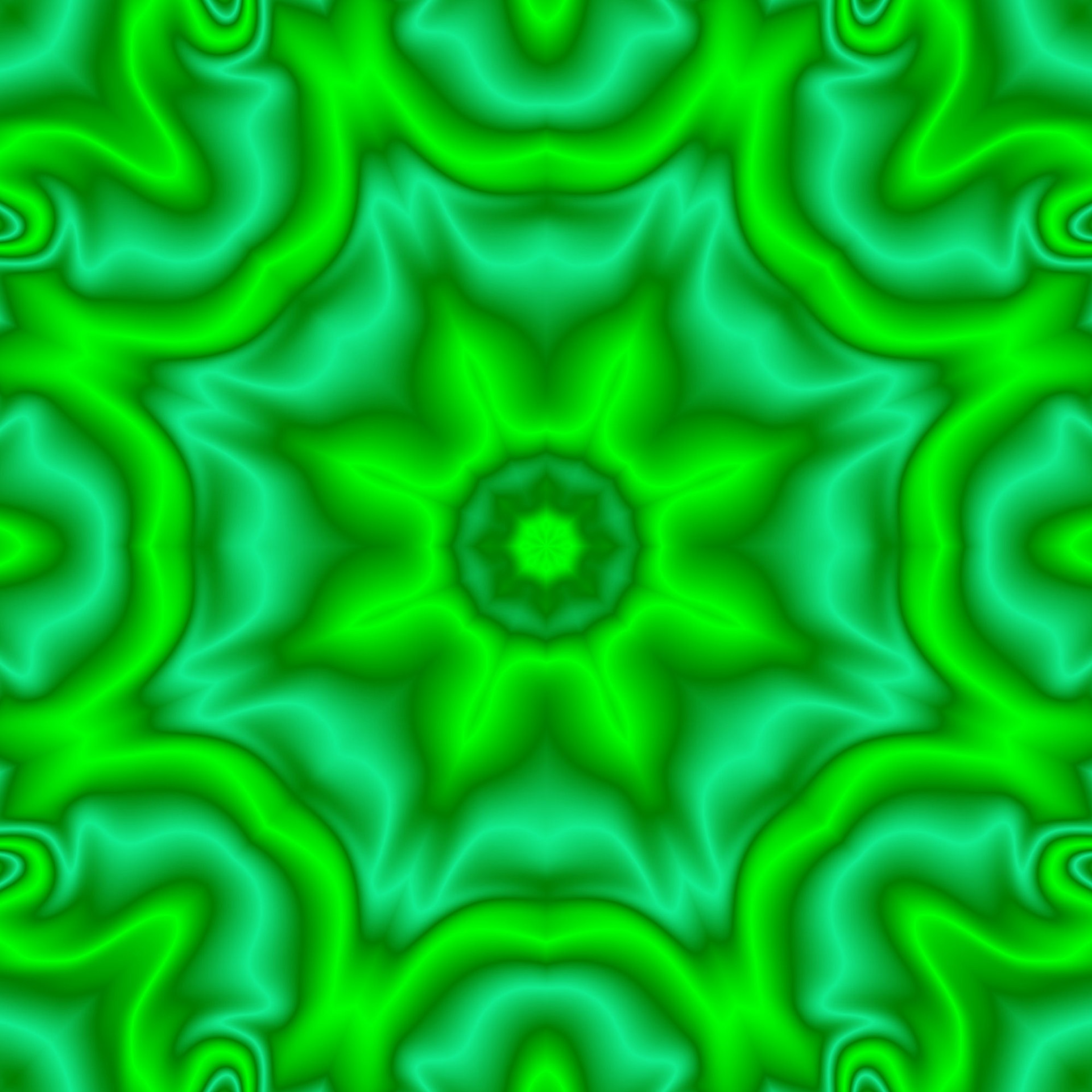 kaleidoscope abstract green free photo