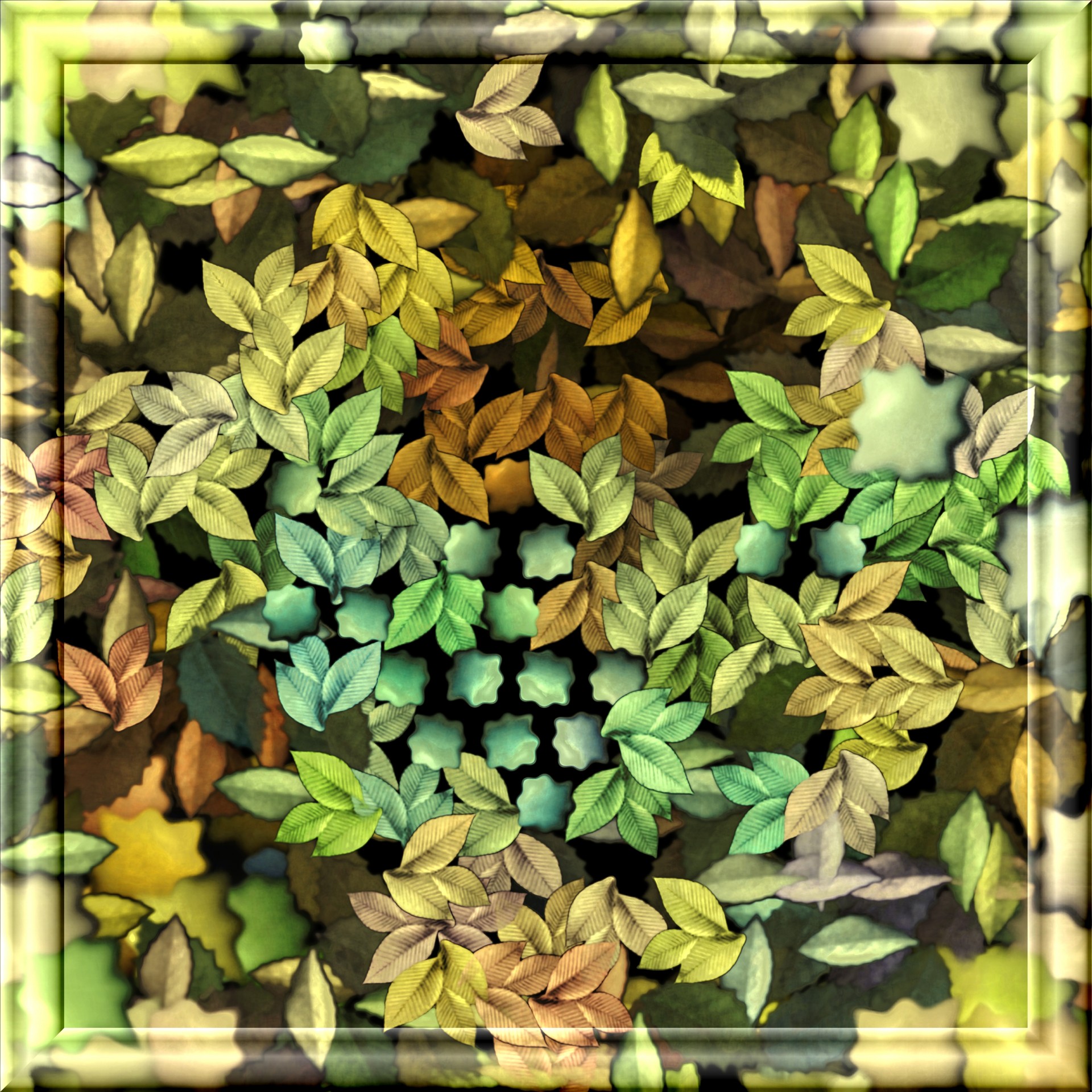 green leaves 3d free photo