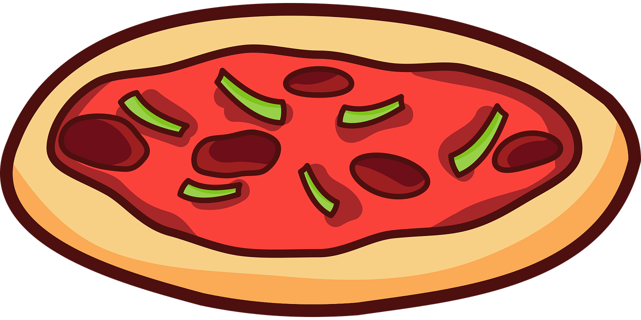 green pepper pepperoni pizza free photo