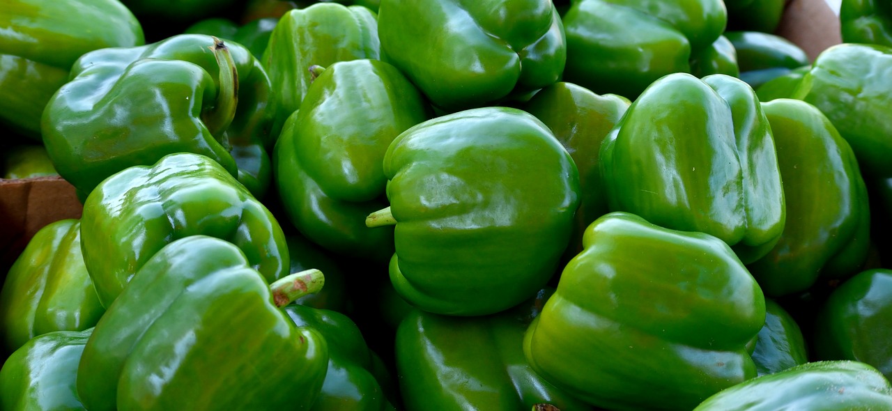 green peppers  vegetable  food free photo