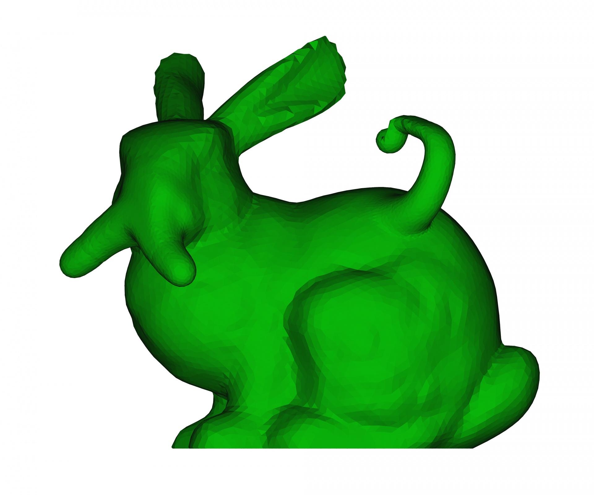 3d green rabbit free photo