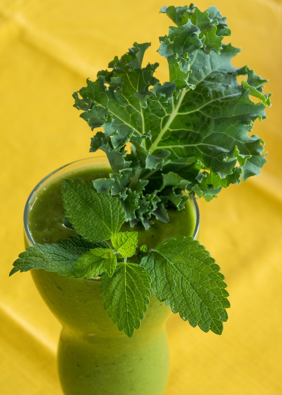 green smoothie smoothie kale free photo