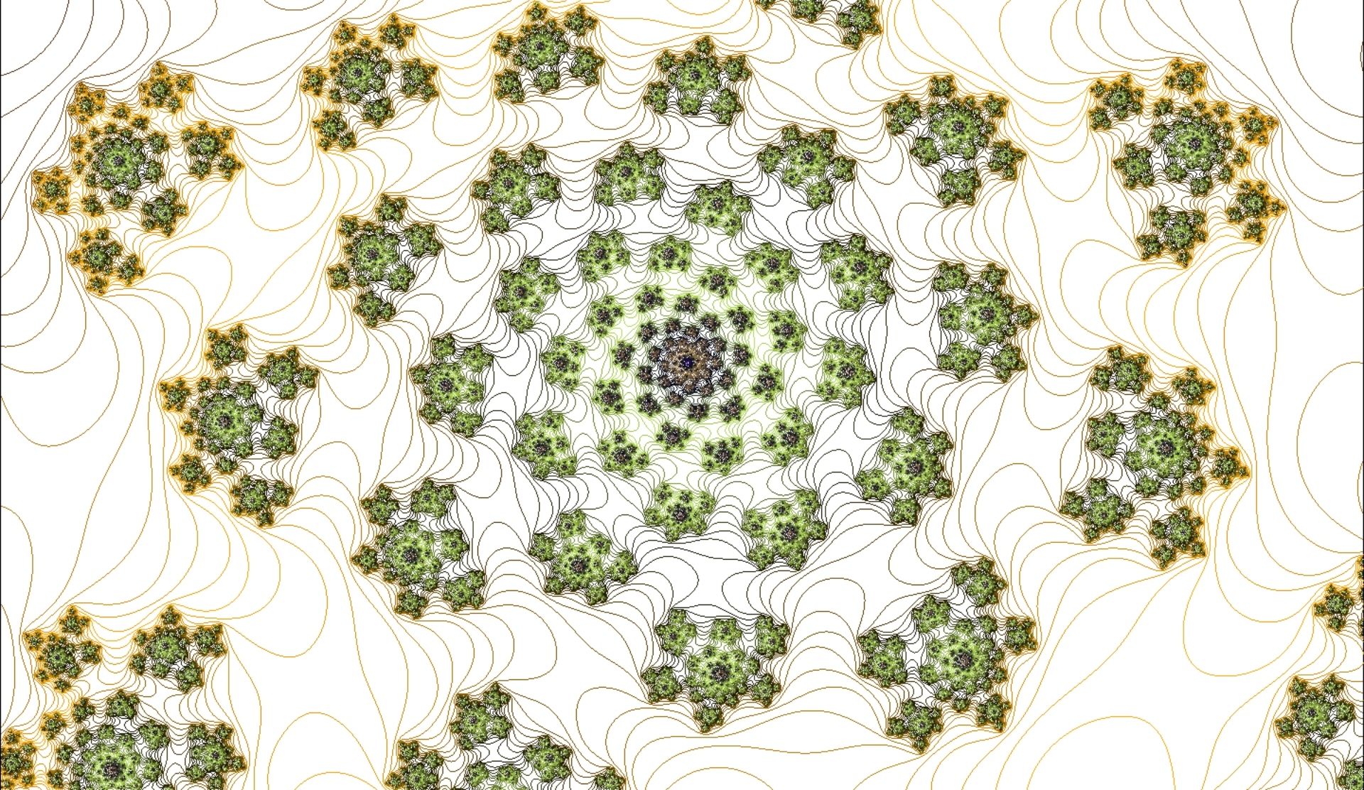 green spiral swirl free photo