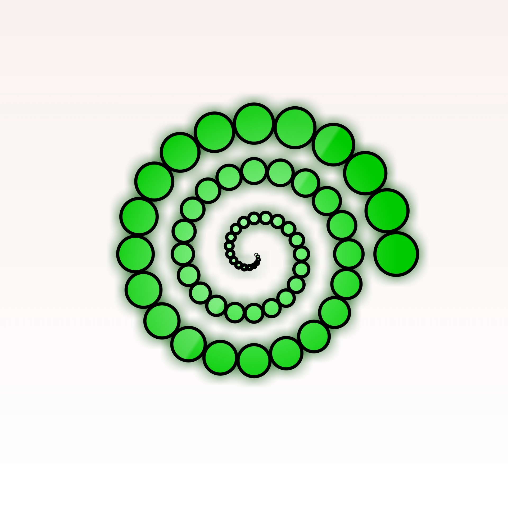 green balls spiral free photo