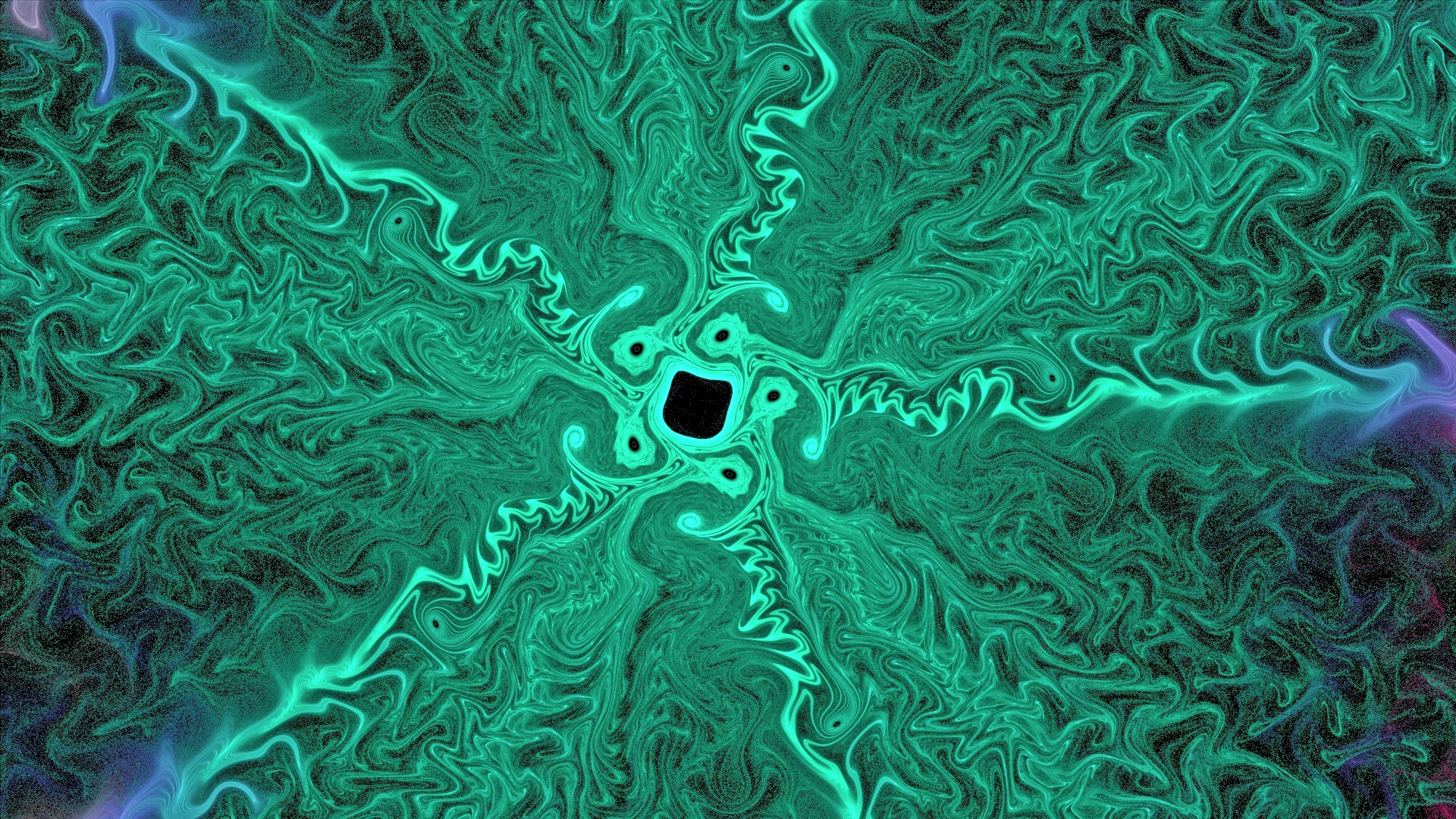 fractal wallpaper green free photo