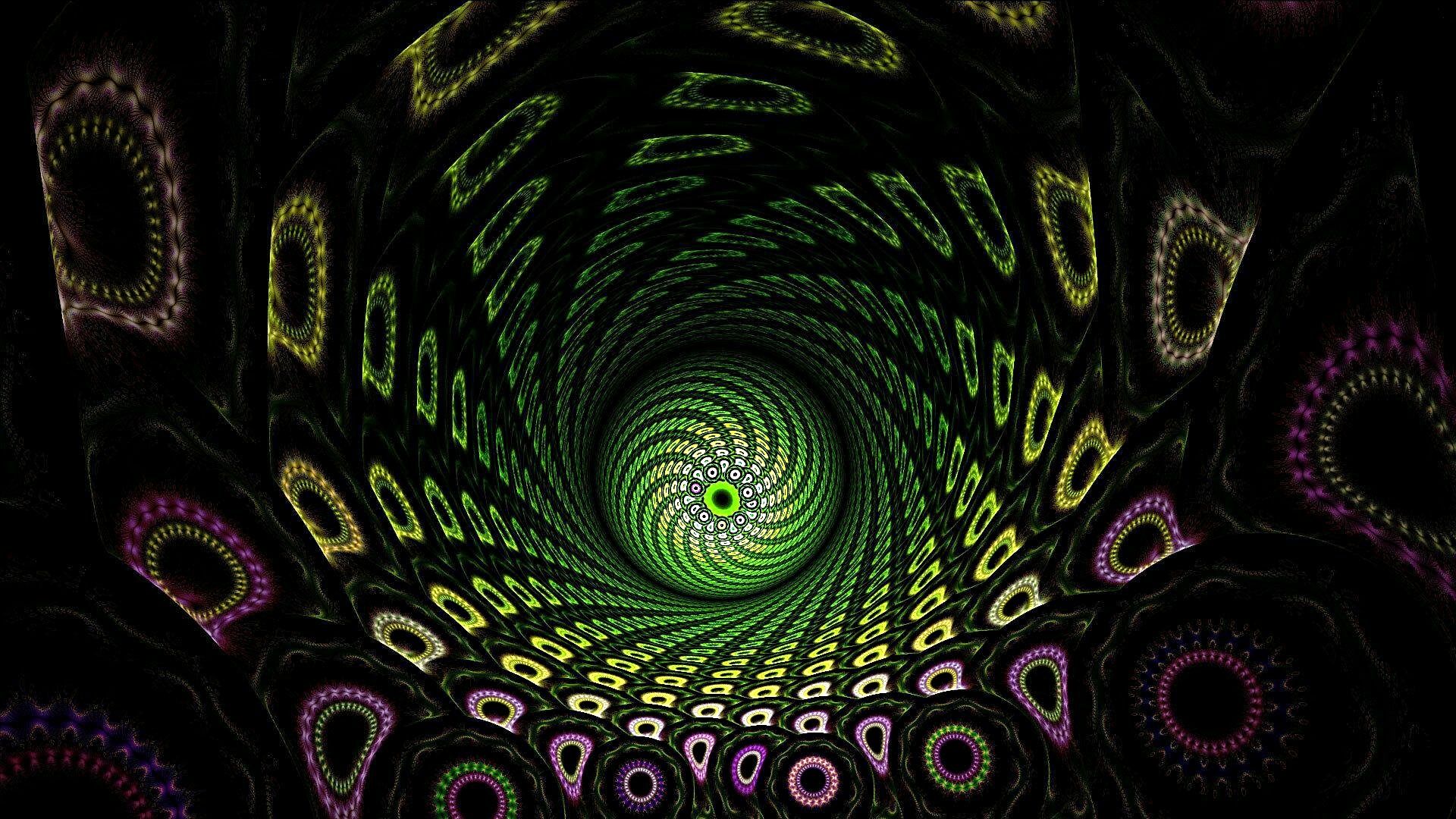 wallpaper green vortex free photo