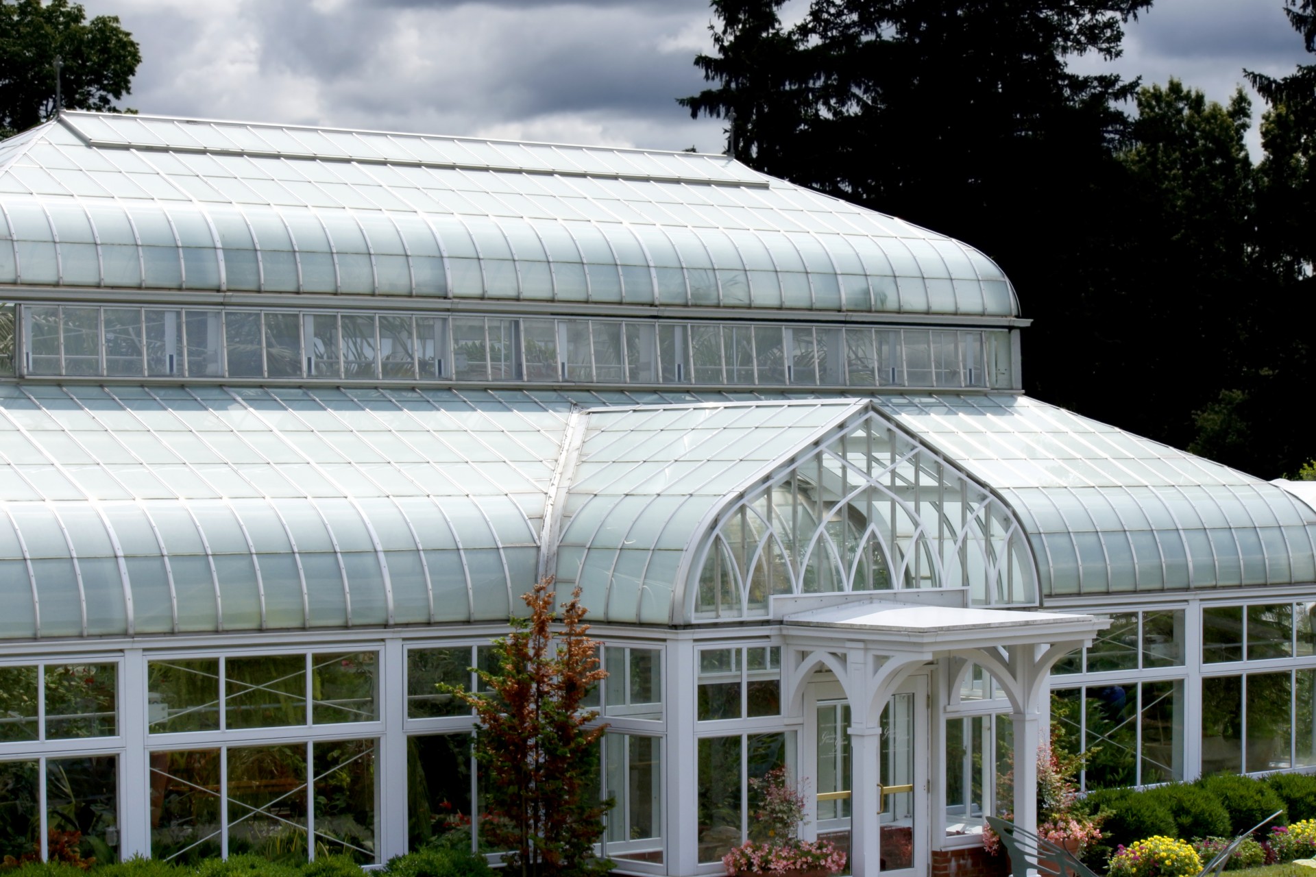 greenhouse glass greenhouse architecture free photo