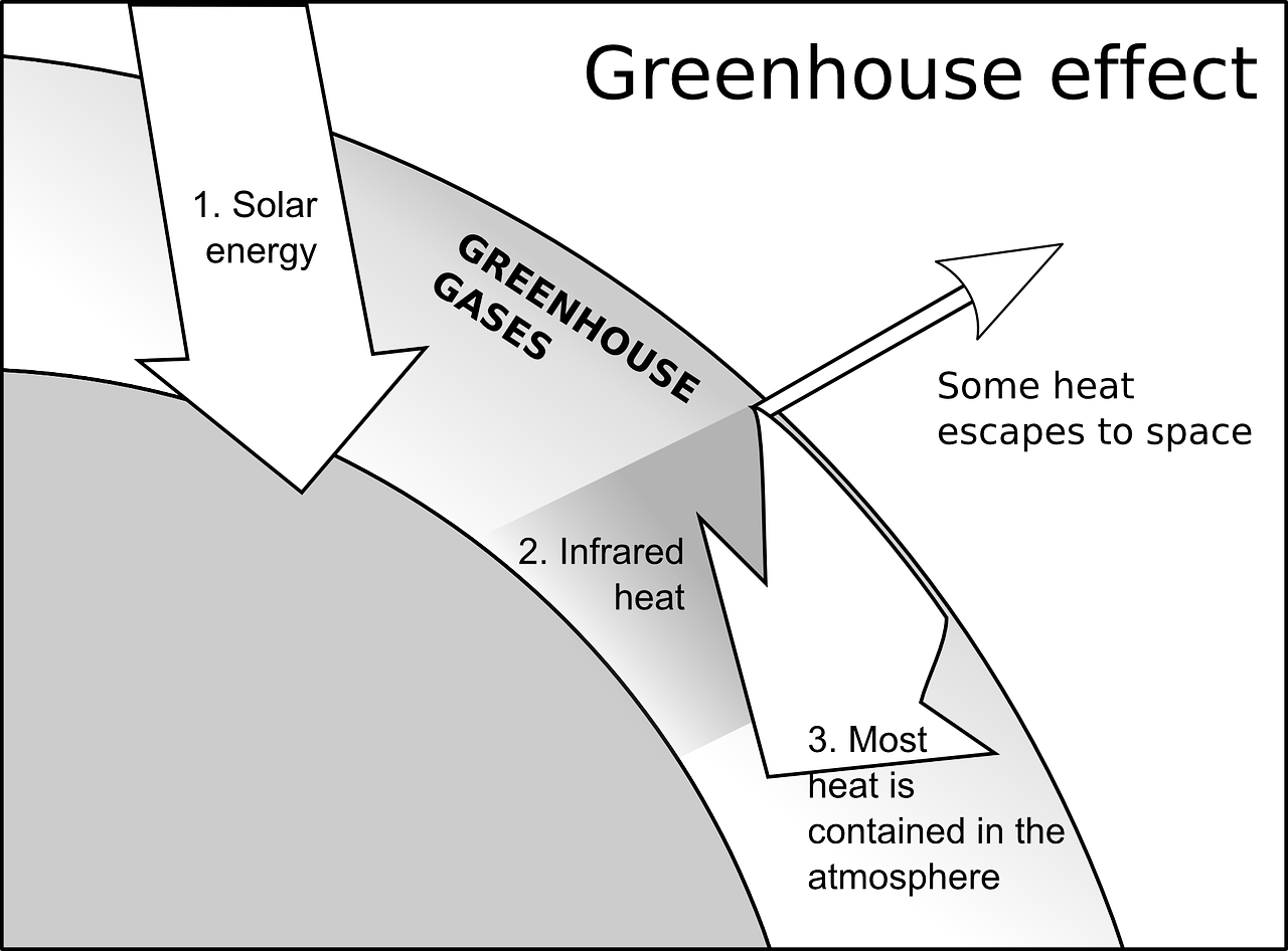 greenhouse effect ecology scheme free photo