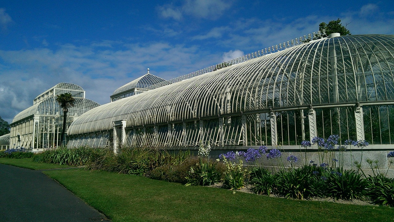 greenhouses botanical garden dublin free photo