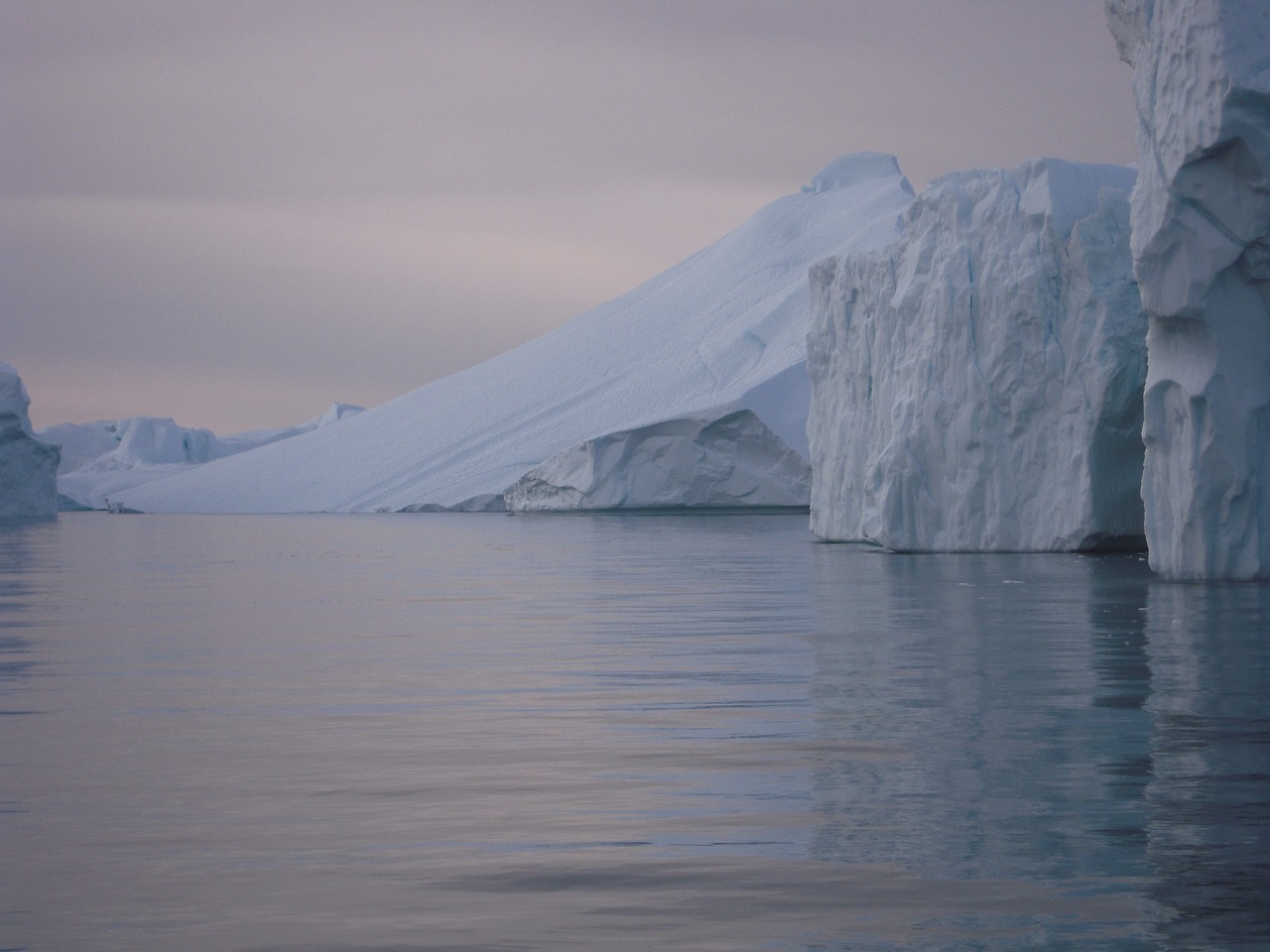 nature white iceberg free photo