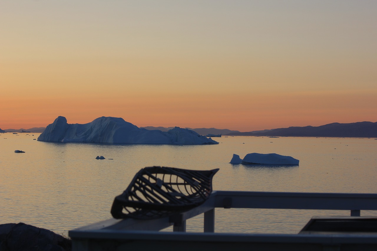 greenland disko bay ilulissat free photo