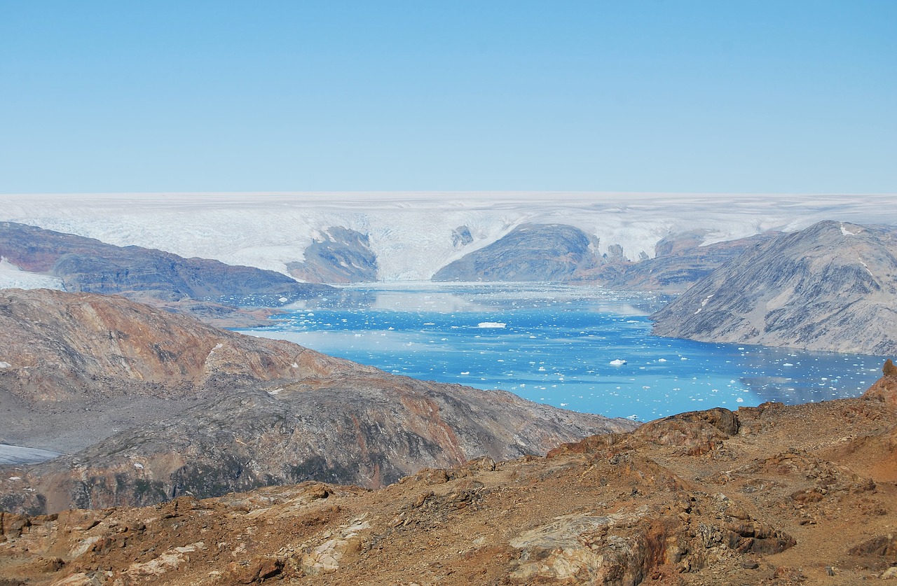 greenland  ice cap  iceberg free photo