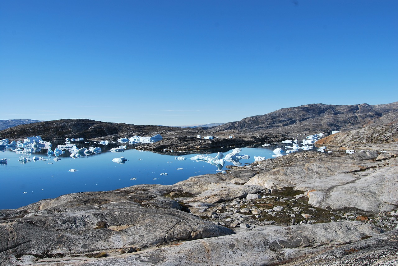 greenland  iceberg  fjord free photo