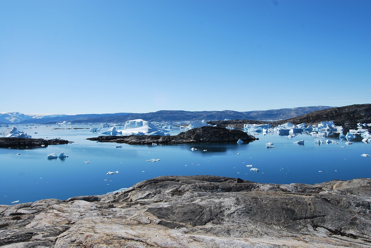 greenland  iceberg  fjord free photo