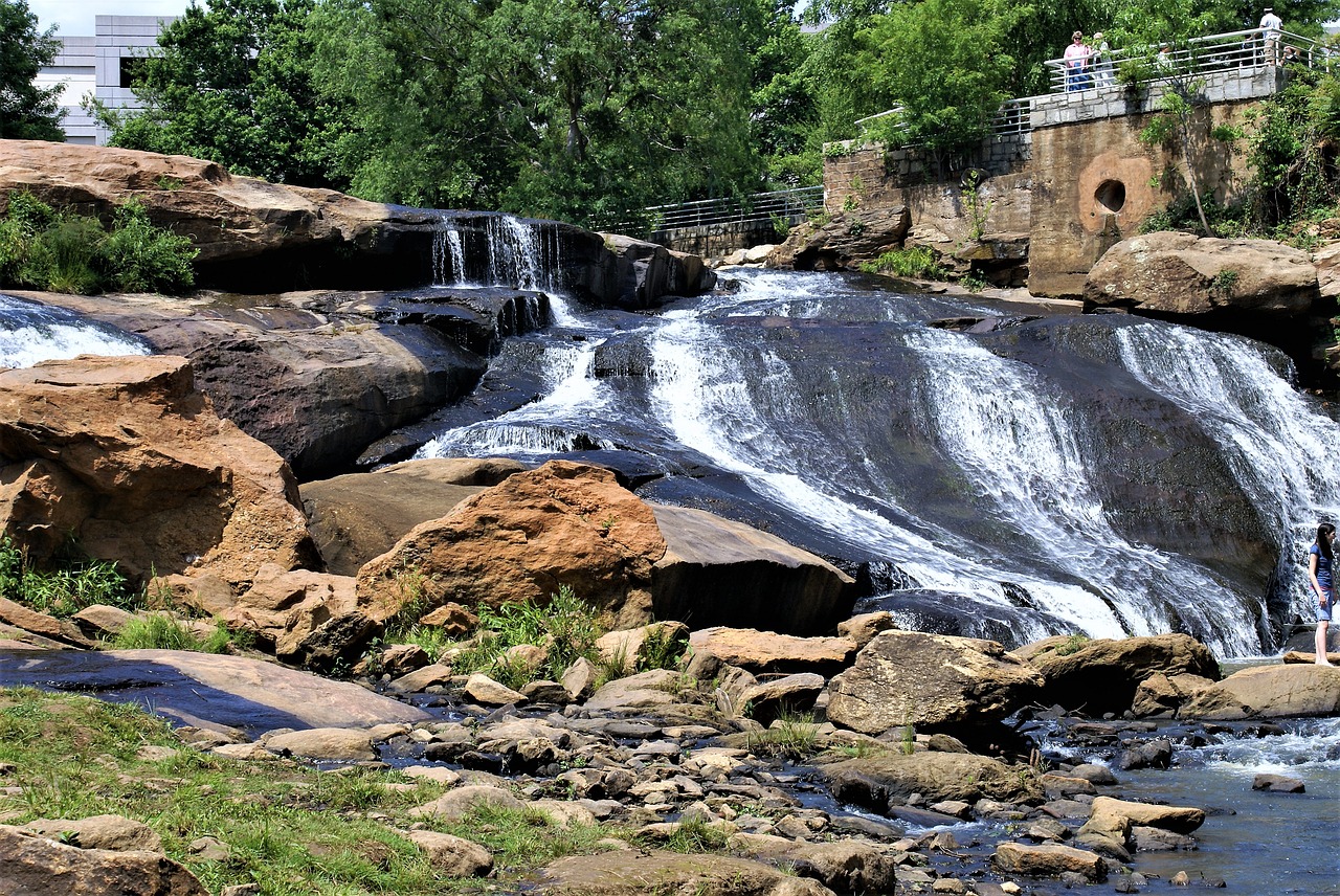 greenville falls carolina free photo