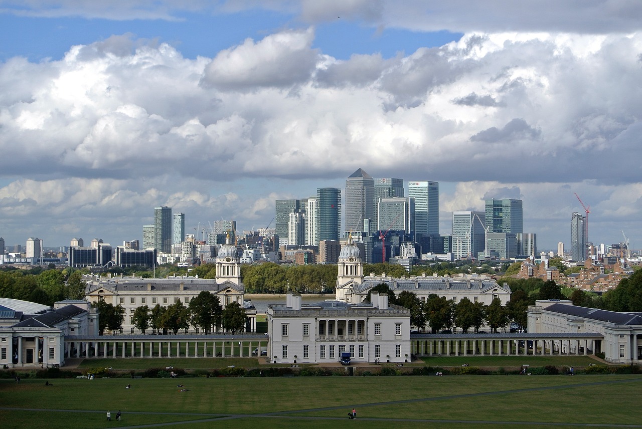 greenwich canary wharf london free photo