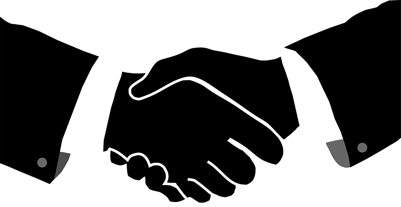 greeting hands handshake free photo