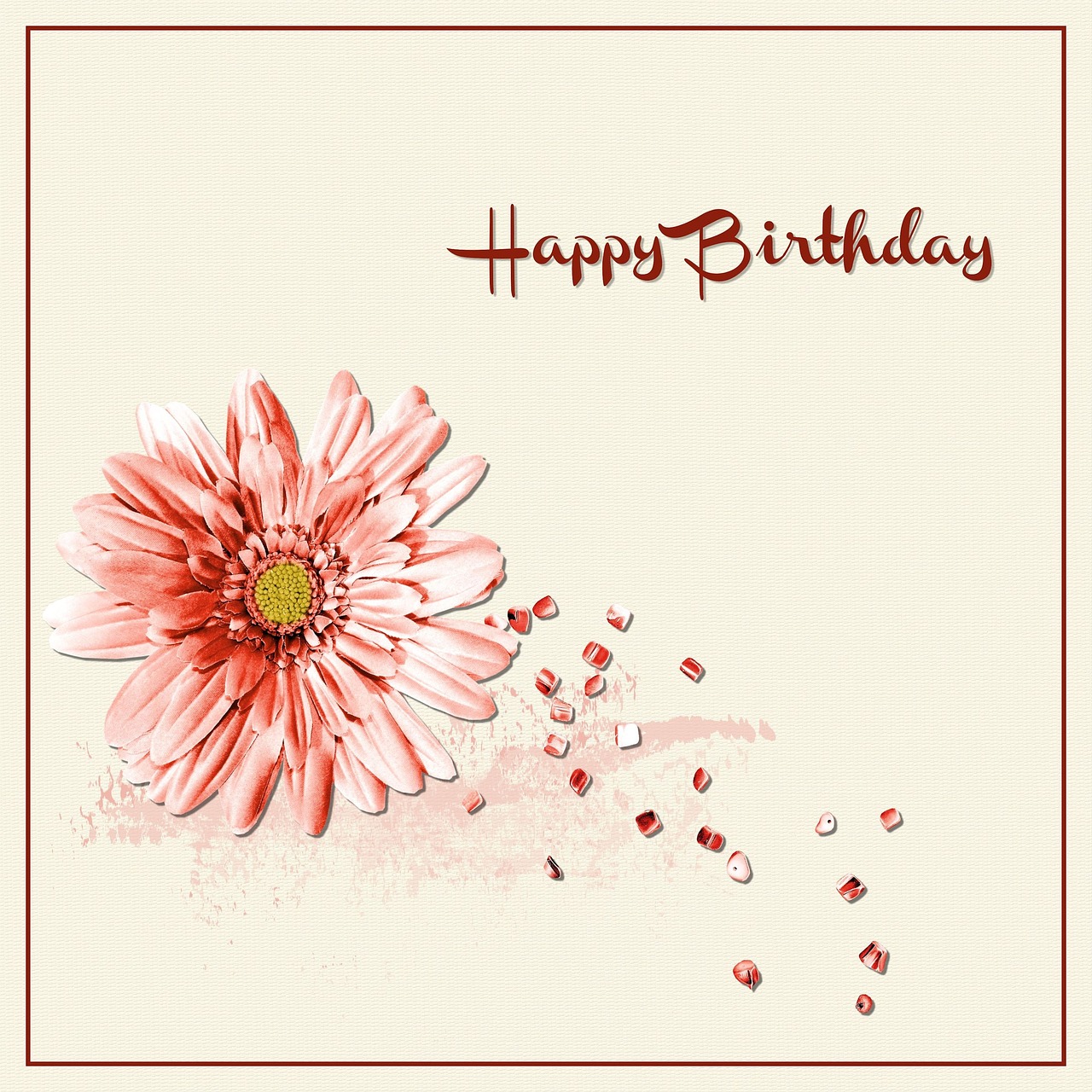 greeting card map birthday free photo