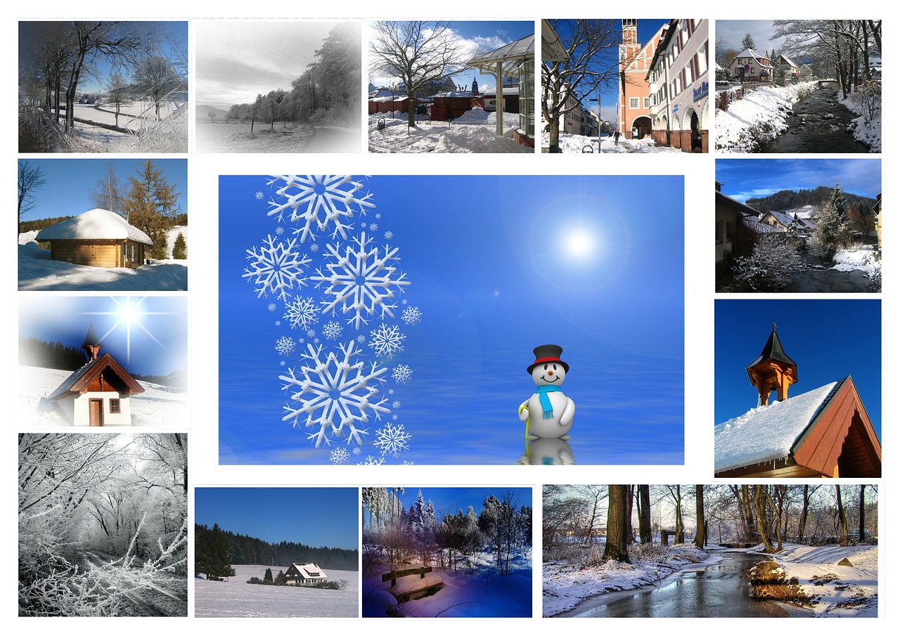 greeting card winter snow free photo