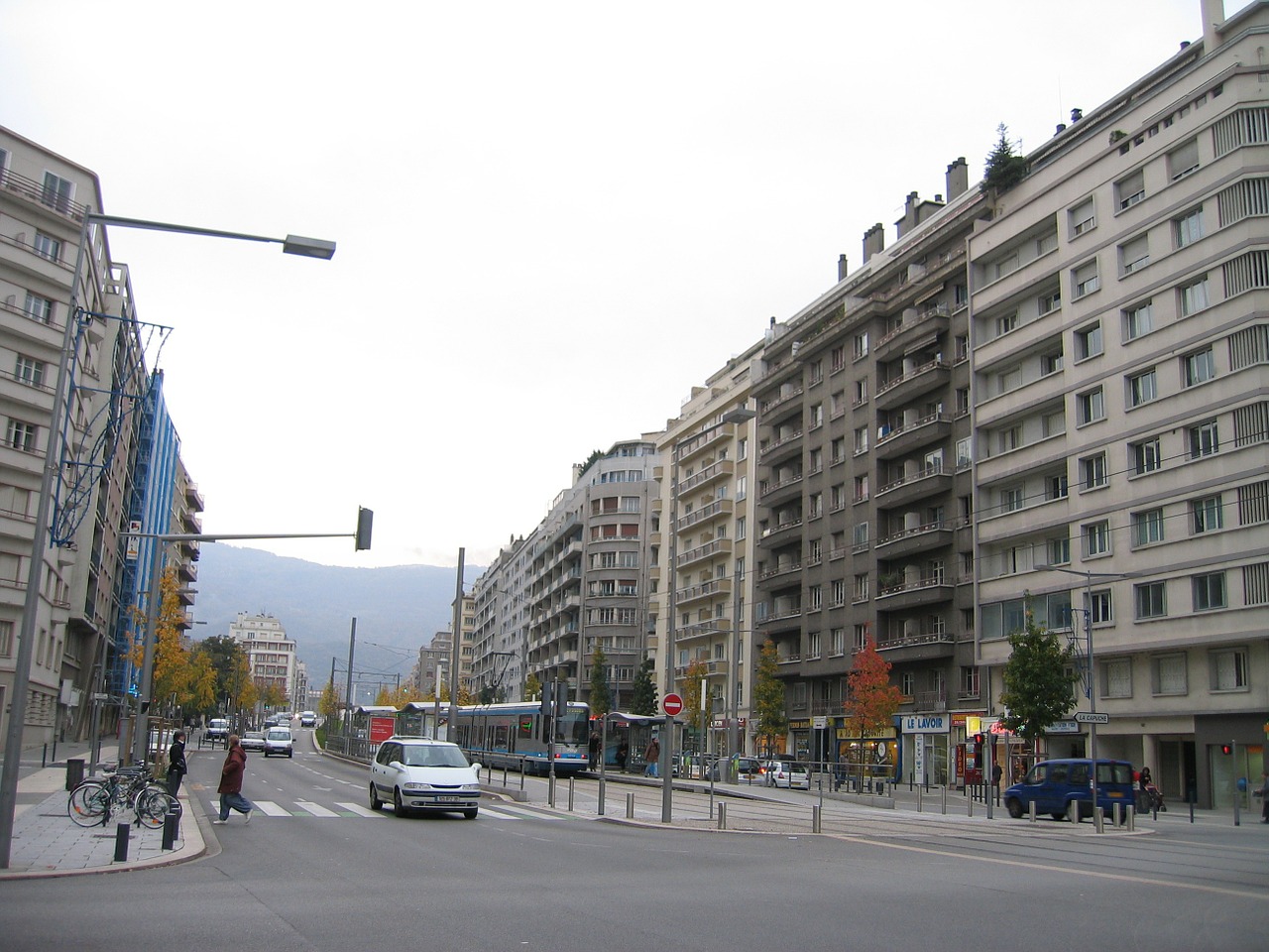 grenoble grands boulevards avenue free photo