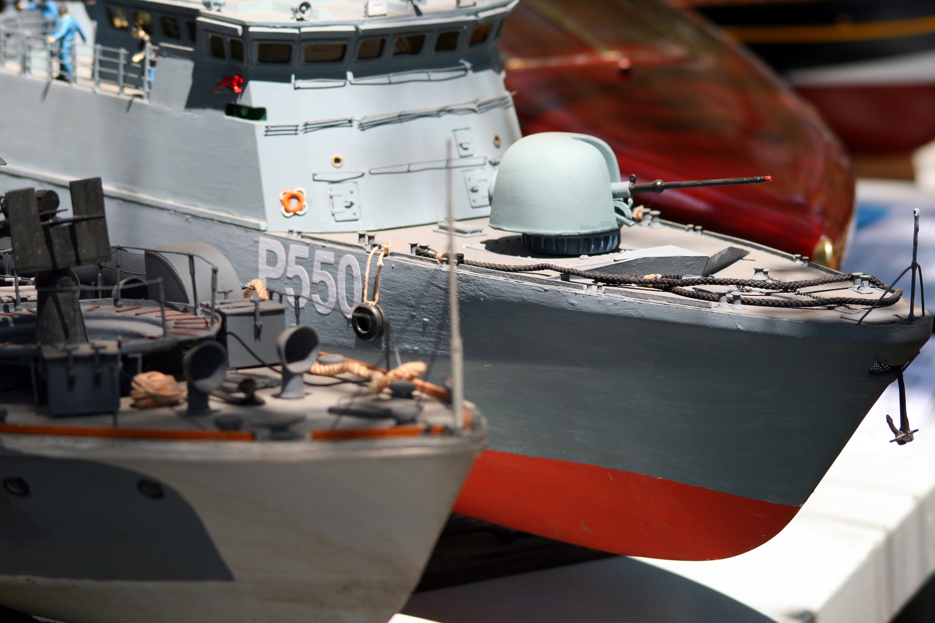 warship model deck free photo