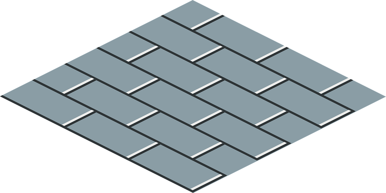 grey brick running bond tile free photo