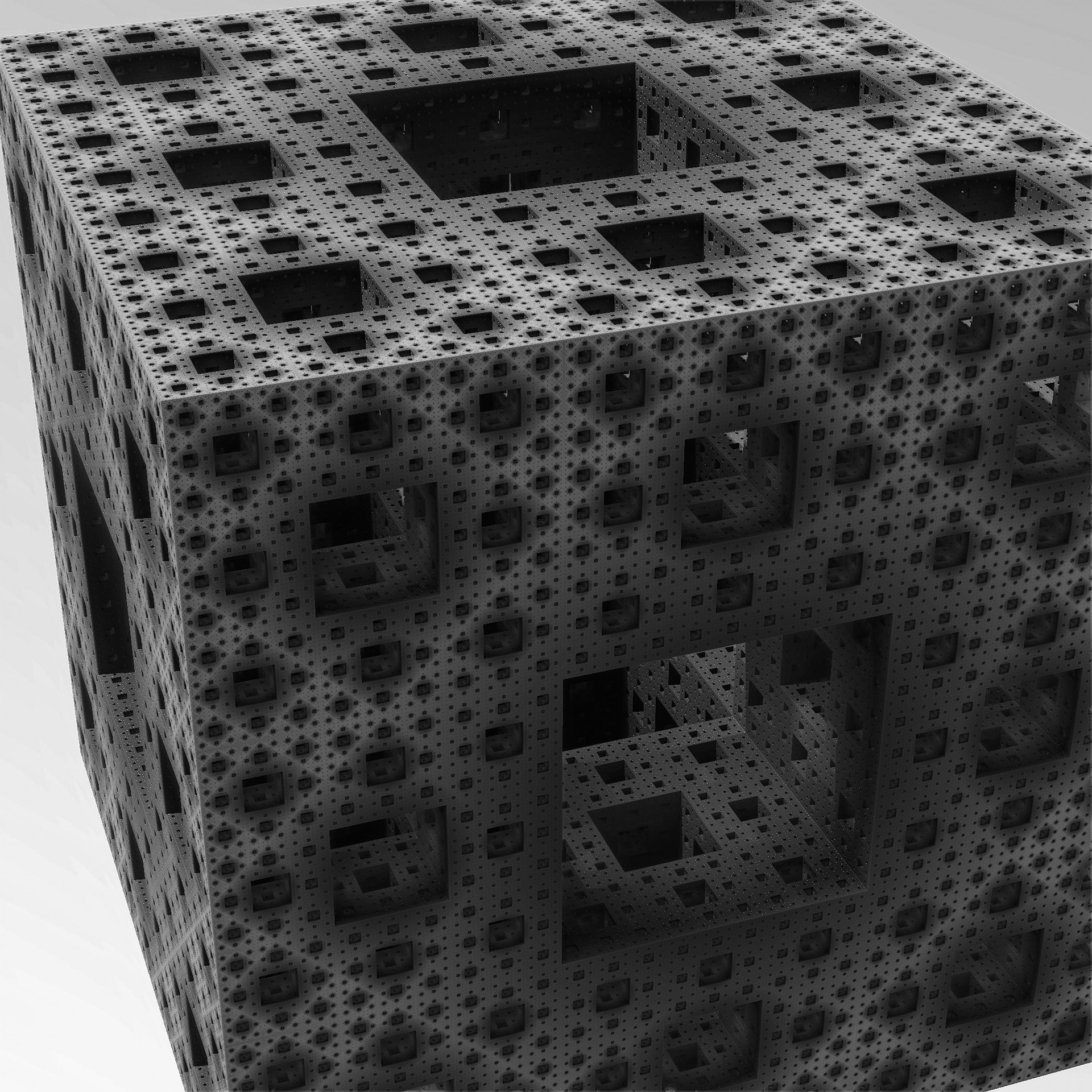 Grey cubes. Фронктал куб. Фрактал куб Серпинского. Серый куб. Куб из кубов фрактал.