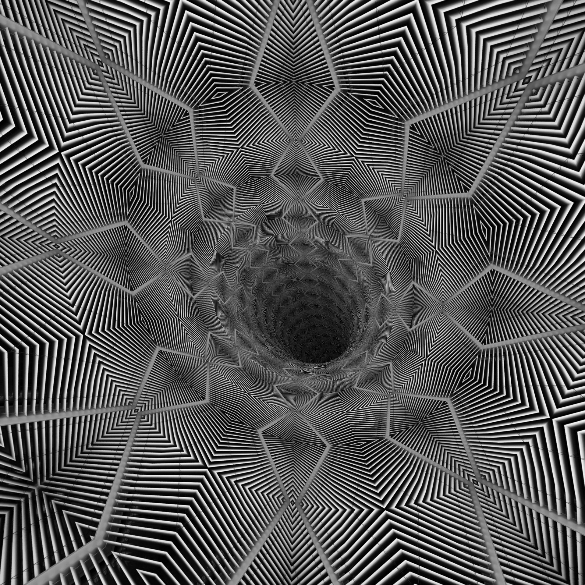 tunnel vortex pattern free photo