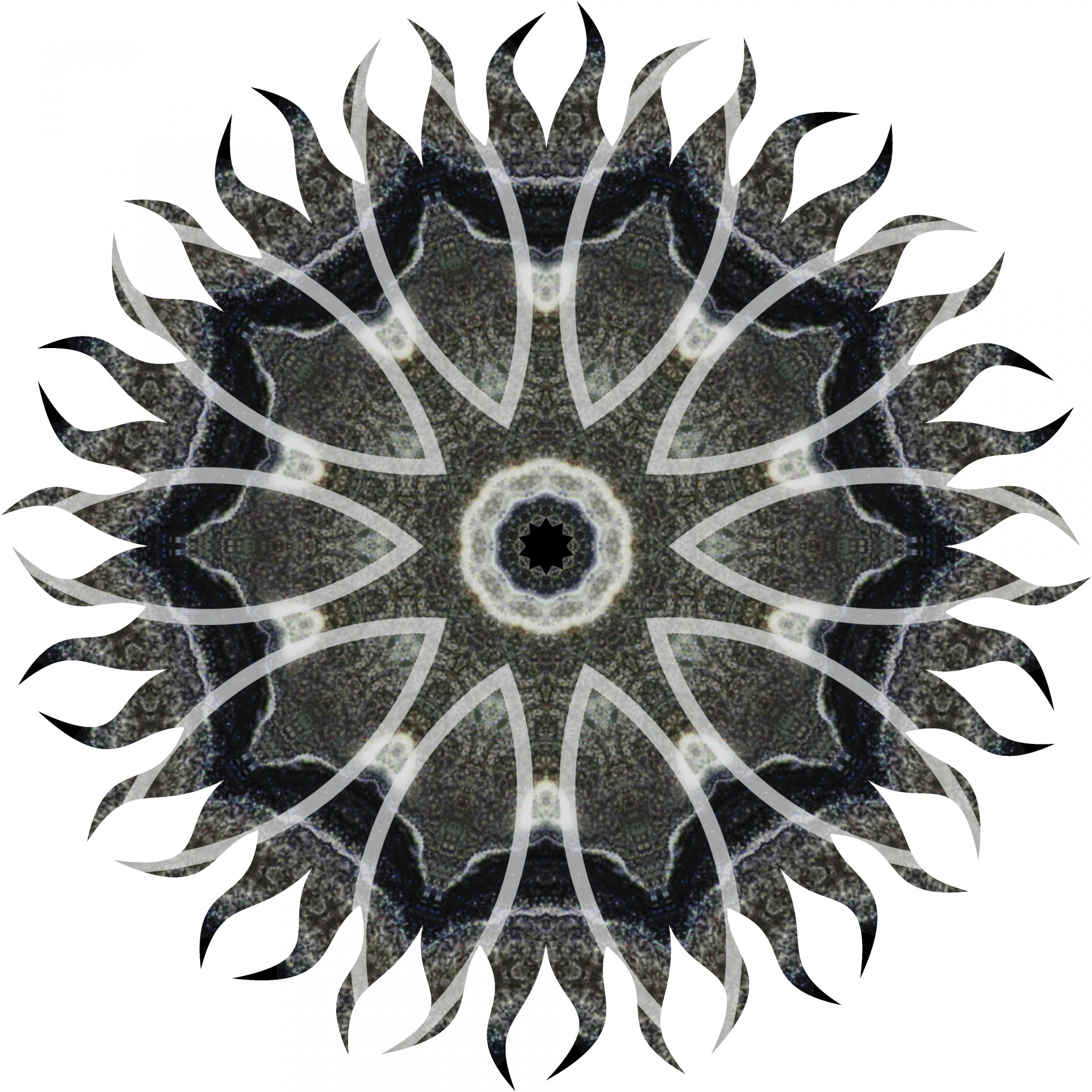 grey snowflake pattern free photo