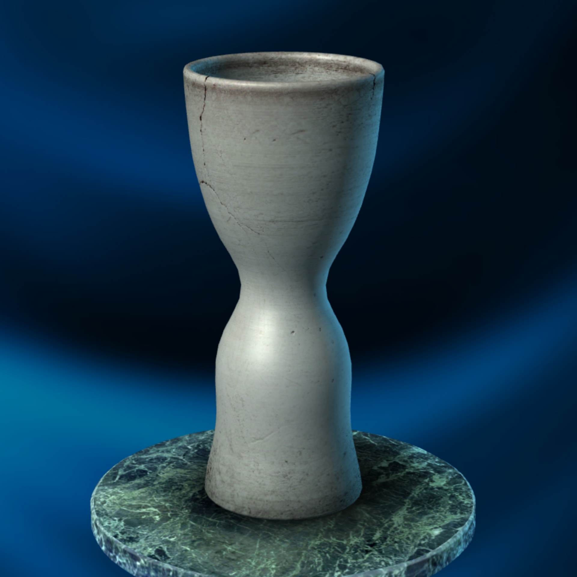 grey vase 3d free photo