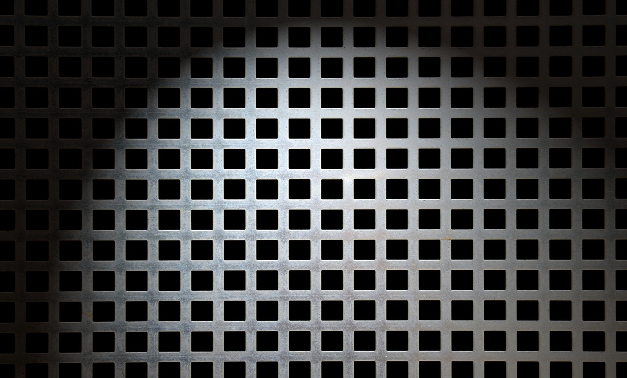 grid metal background free photo