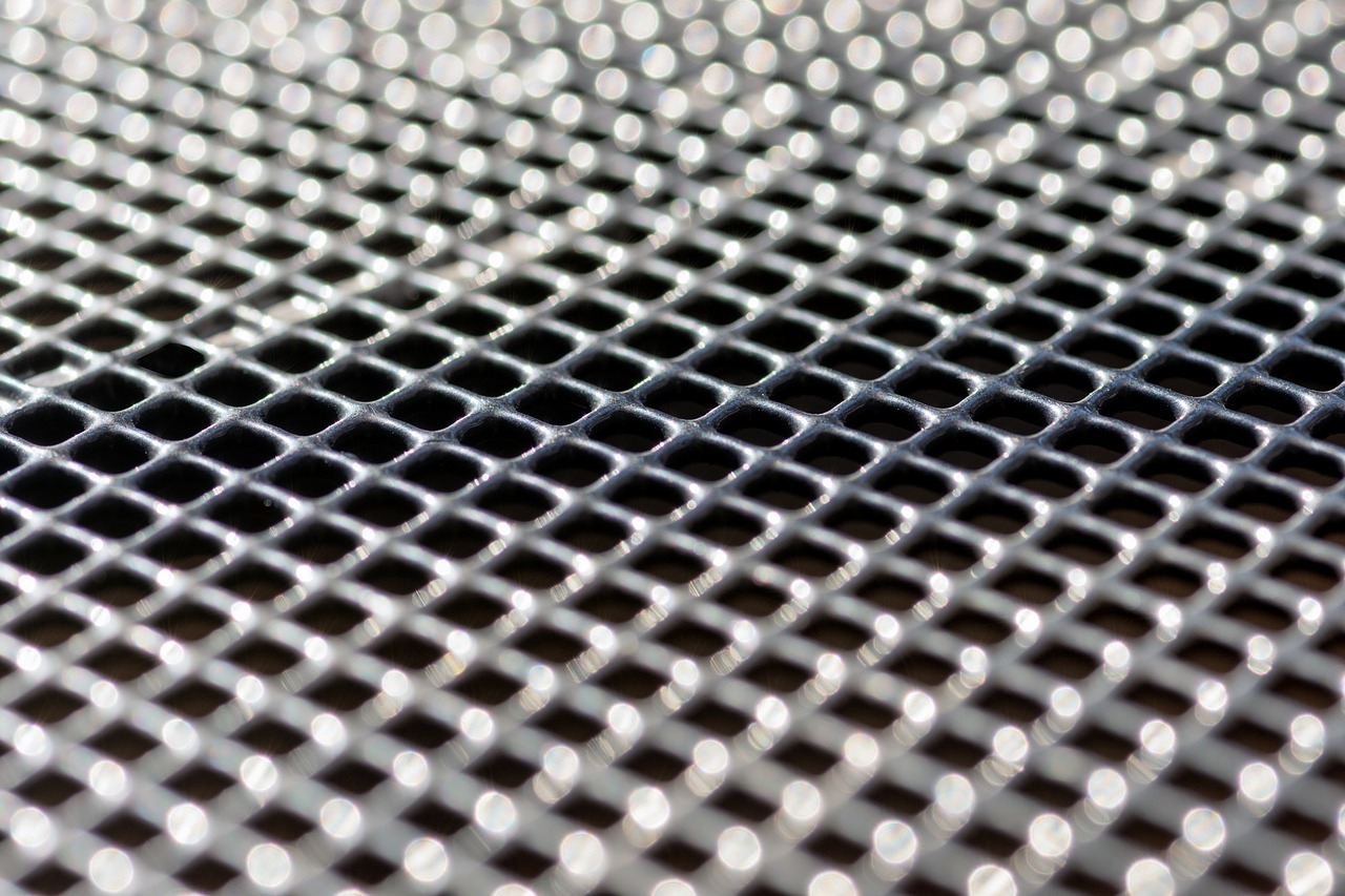 grid  abstract  metal free photo