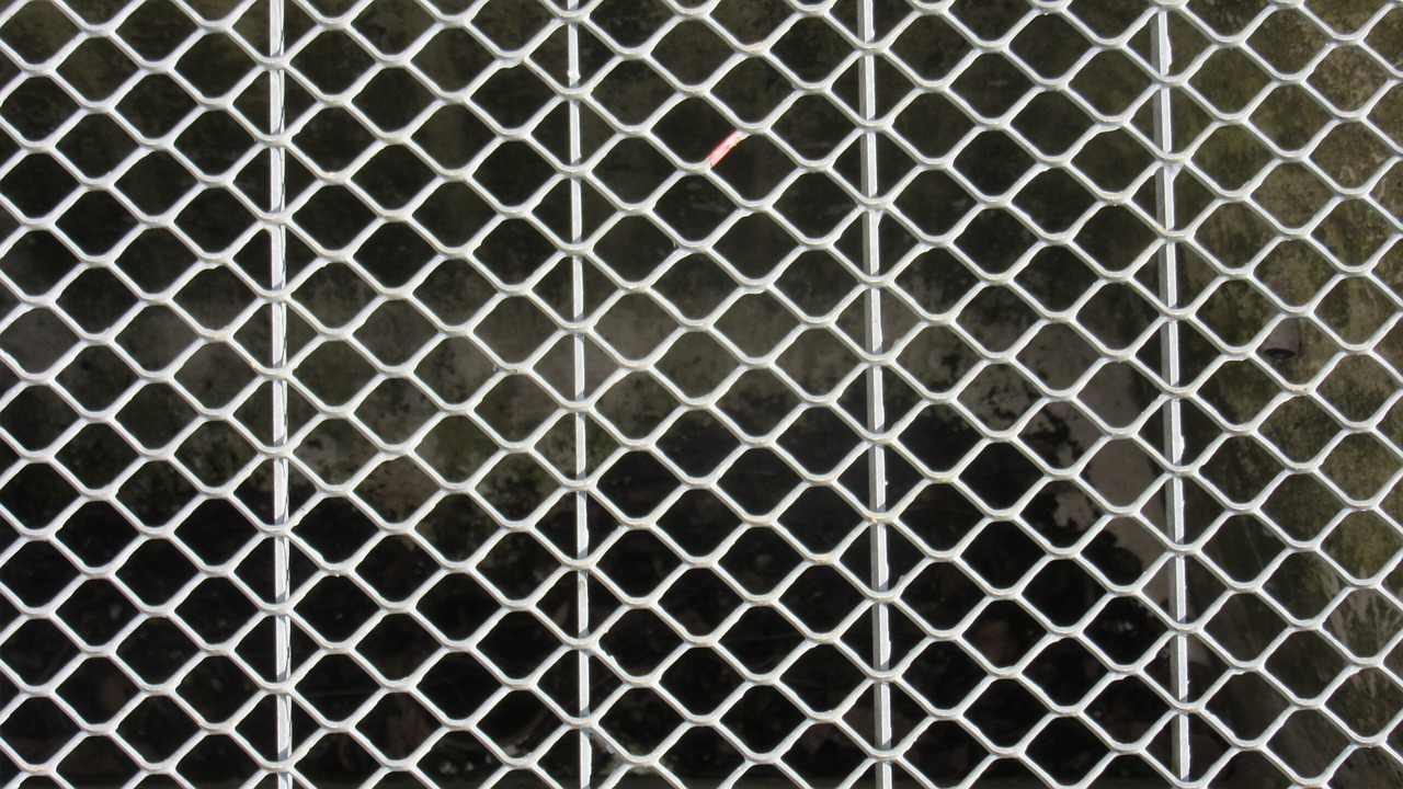 grid metal drawn free photo