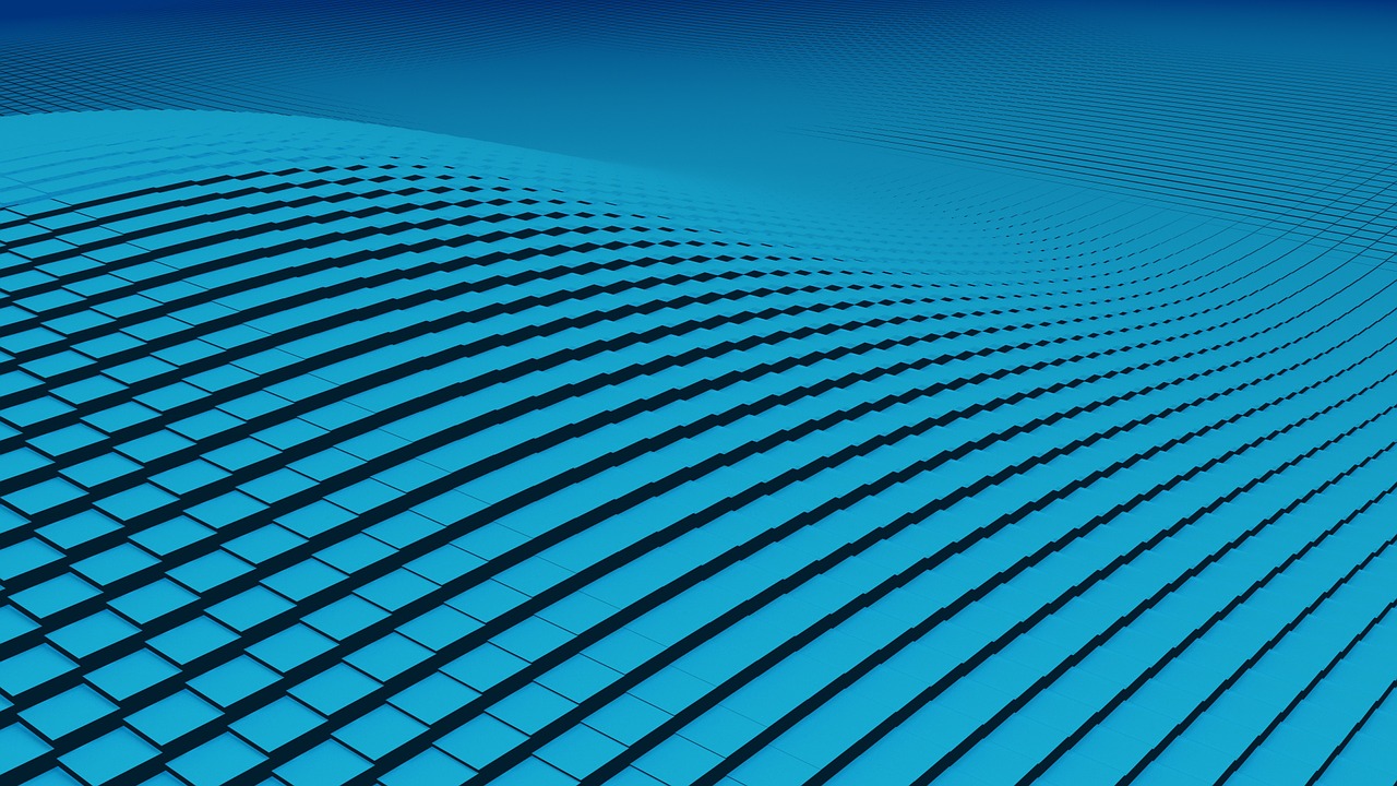 grid abstract blue free photo