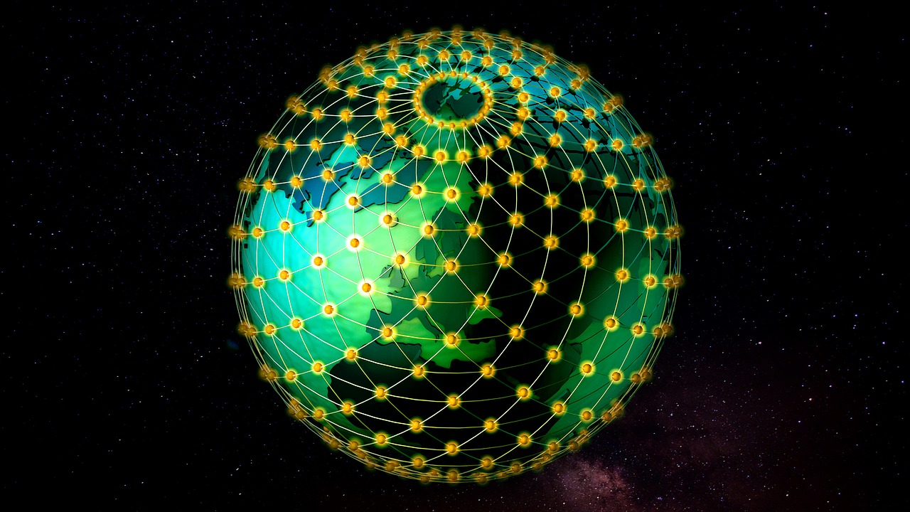 grid ball globe earth free photo