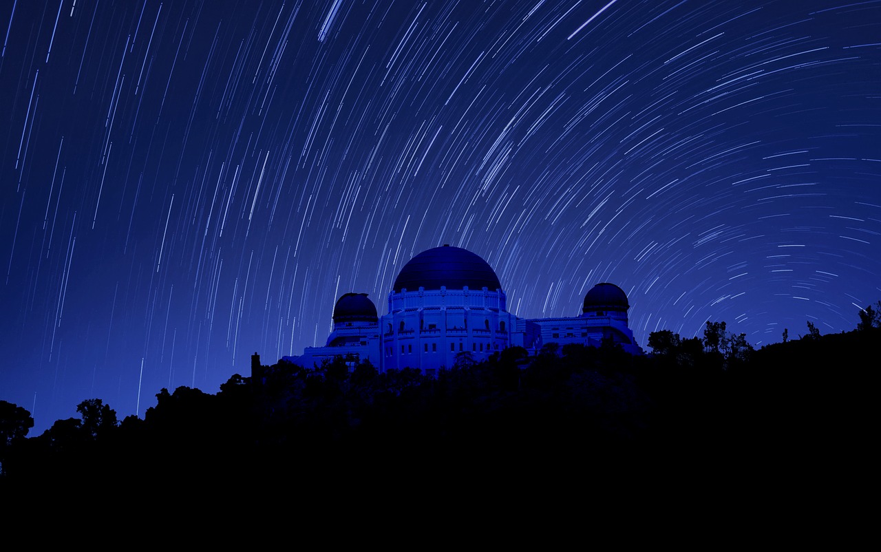 griffith observatory night photography los angeles free photo